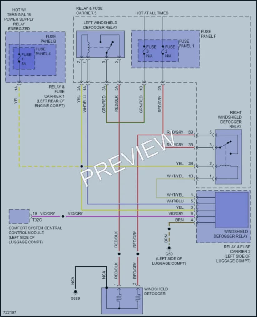 2020 Audi A4allroad Defoggers wiring diagram preview