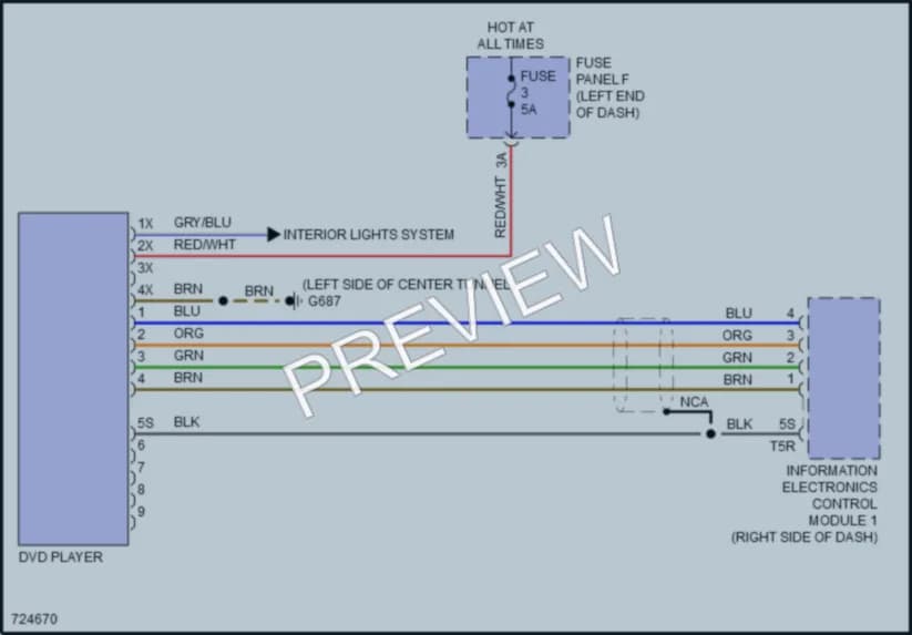 2020 Audi A6allroad Radio wiring diagram preview
