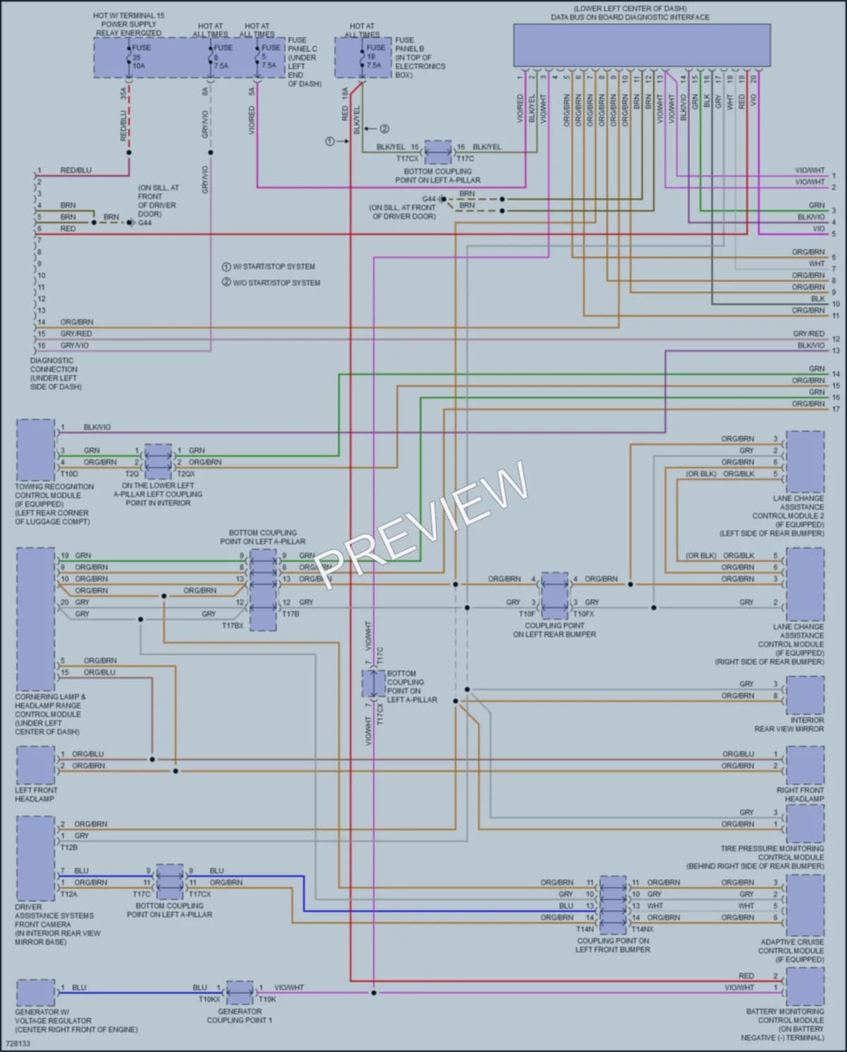 2020 Audi Q3 Computer Data Lines wiring diagram preview
