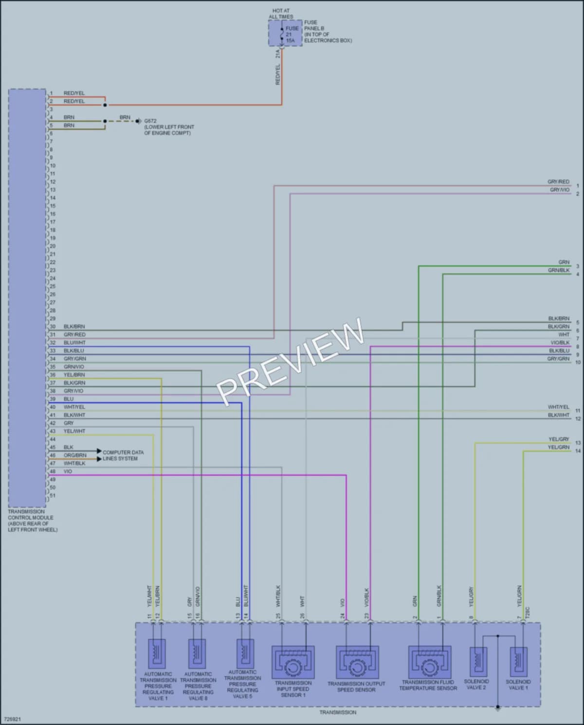 2020 Audi Q3 Transmission wiring diagram preview