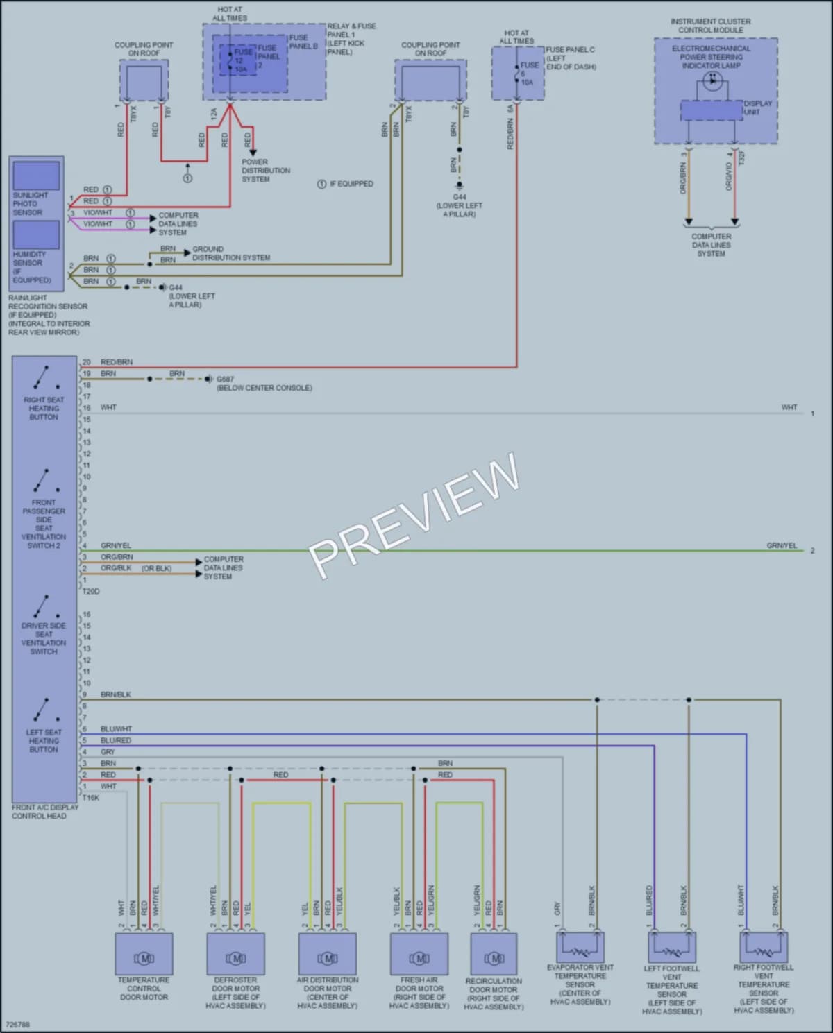 2020 Audi Q5 Air Conditioning wiring diagram preview