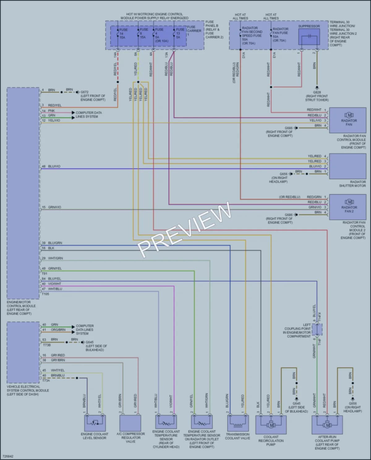 2020 Audi Q7 Cooling Fan wiring diagram preview