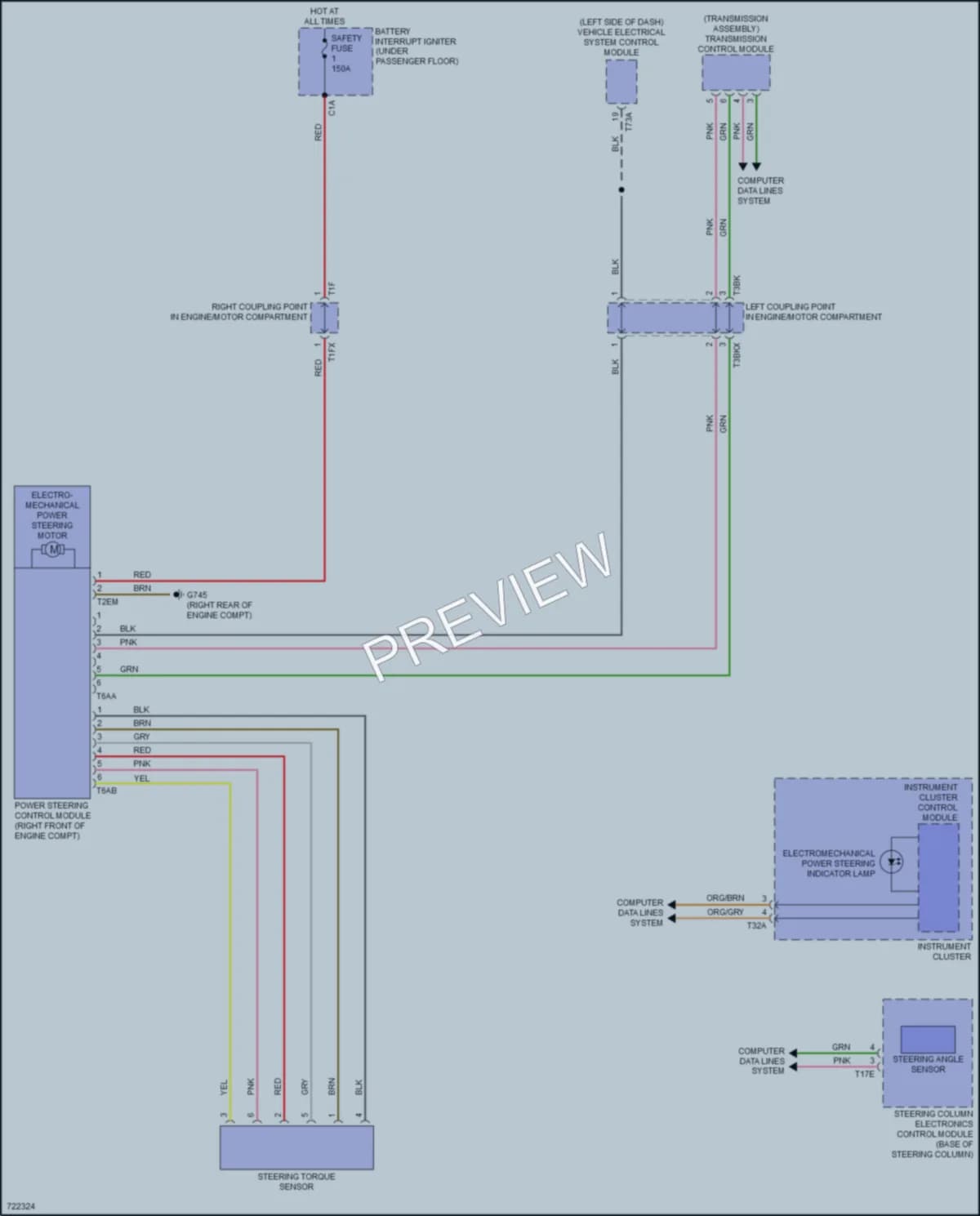2020 Audi Q7 Electronic Power Steering wiring diagram preview