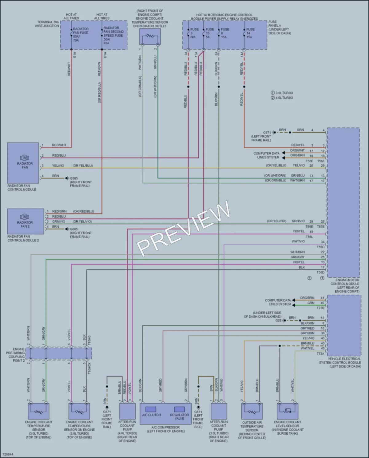 2020 Audi Q8 Cooling Fan wiring diagram preview