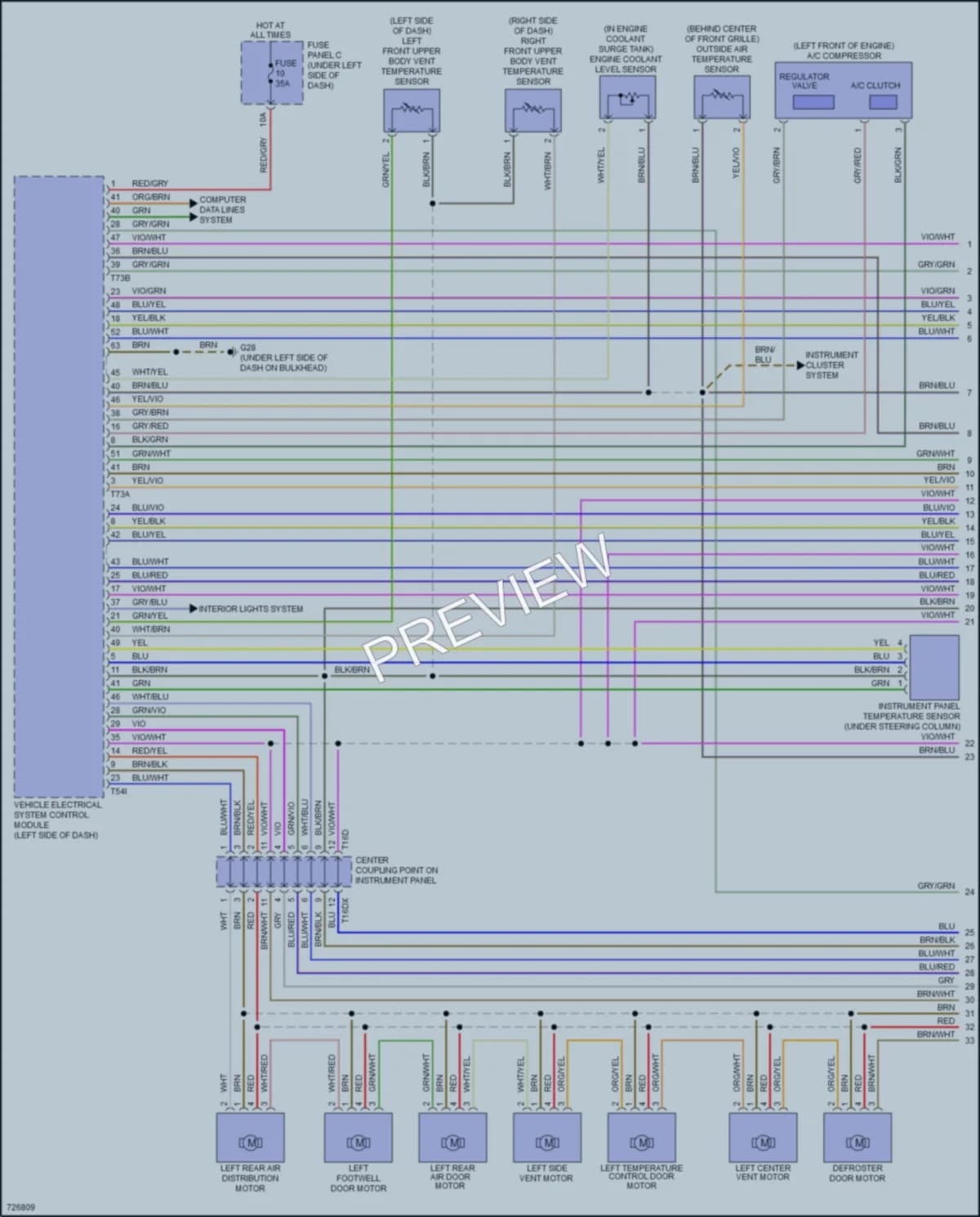 2020 Audi RSQ8 Air Conditioning wiring diagram preview