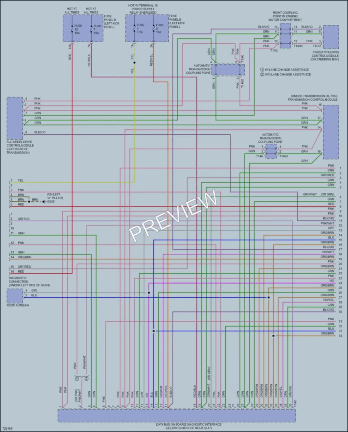 2020 Audi S6 Computer Data Lines wiring diagram preview