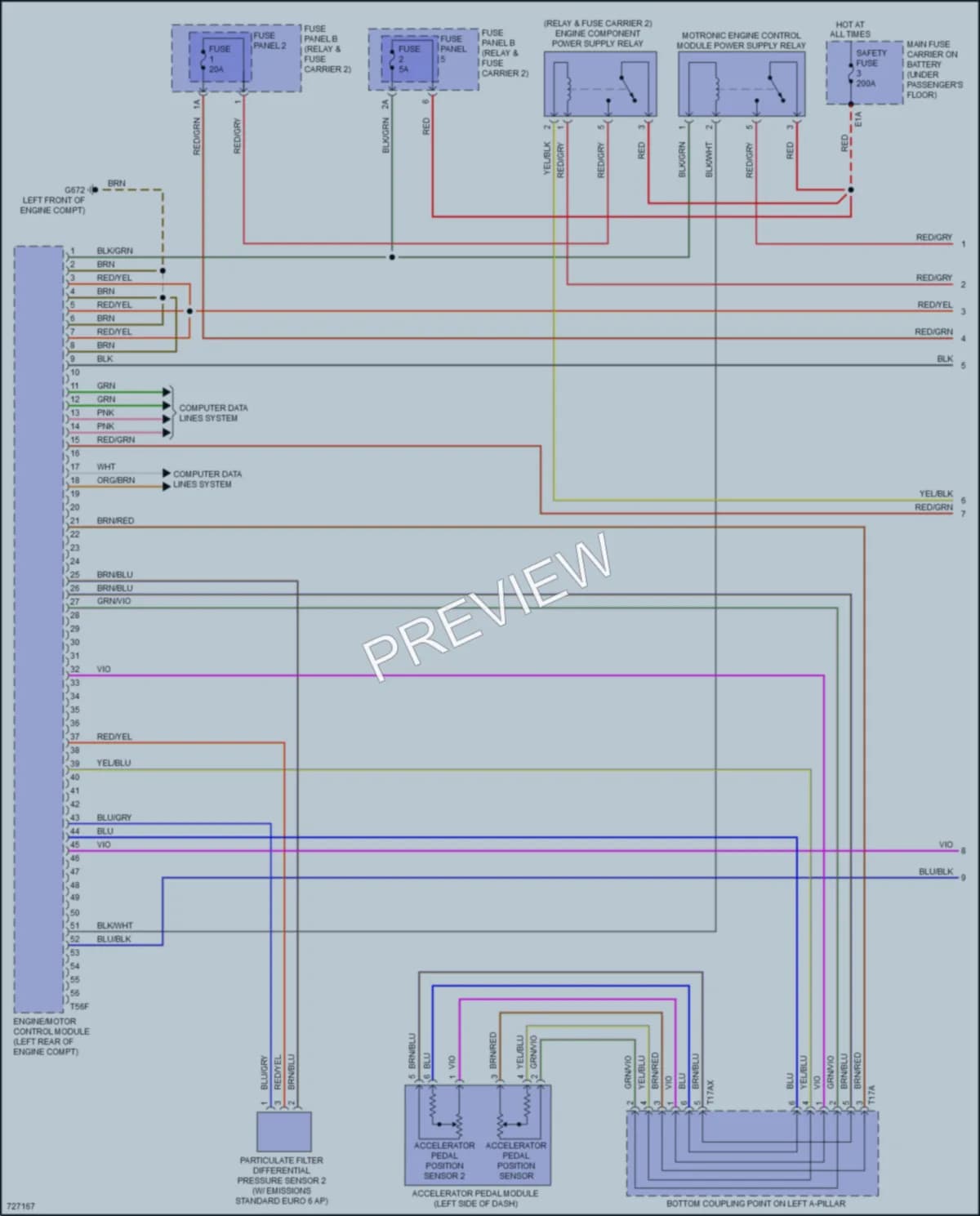 2020 Audi SQ7 Engine Performance wiring diagram preview