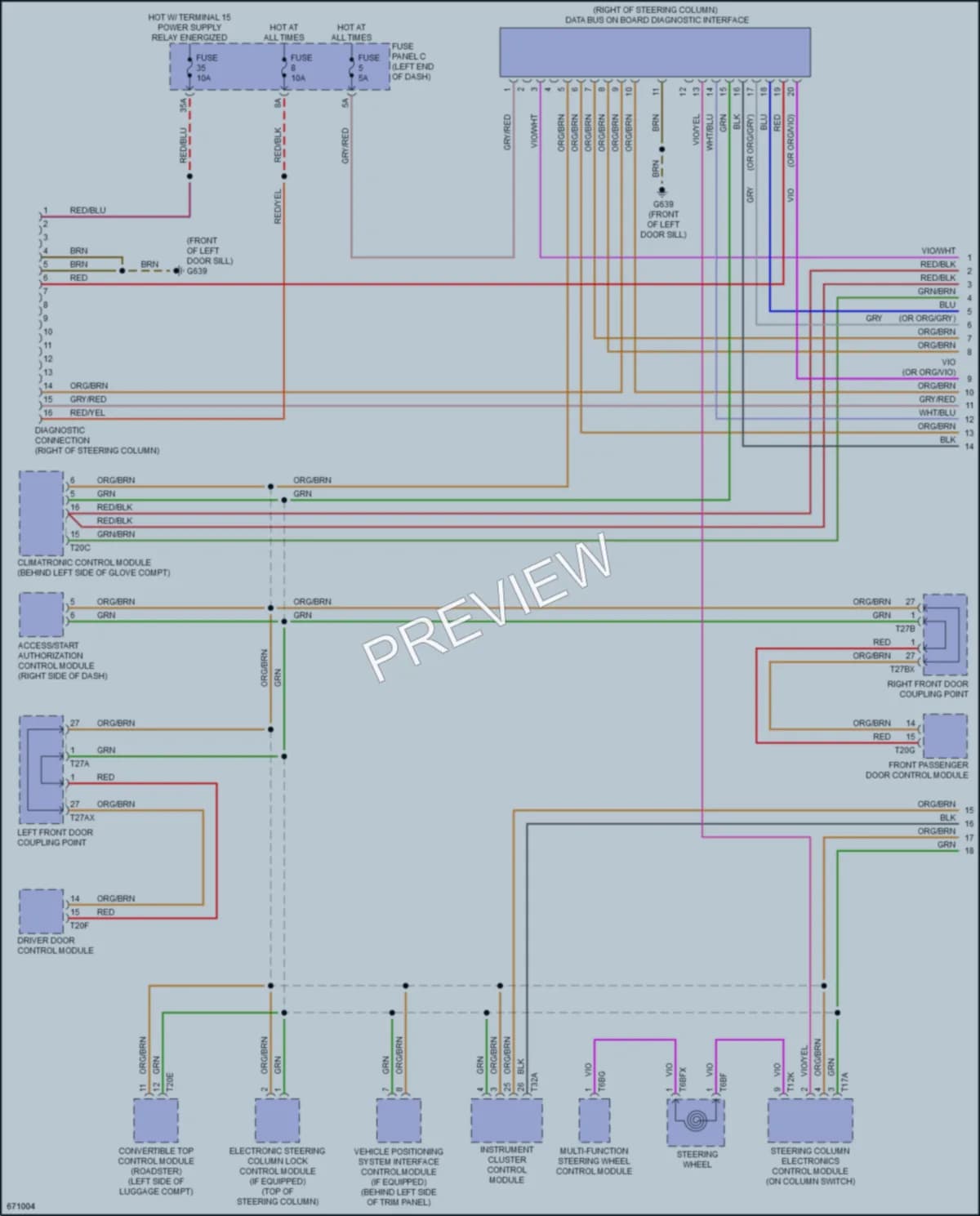 2020 Audi TTS Computer Data Lines wiring diagram preview