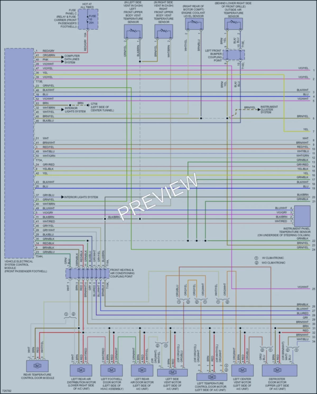 2020 Audi etronSportback Air Conditioning wiring diagram preview