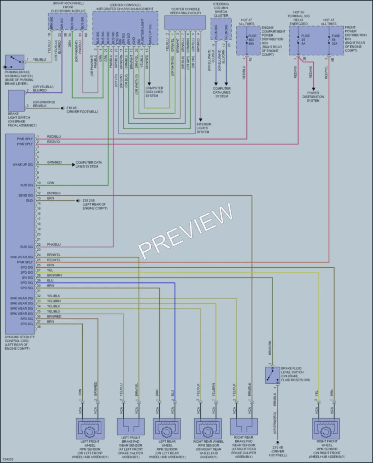 2020 BMW 230i Anti Lock Brakes wiring diagram preview