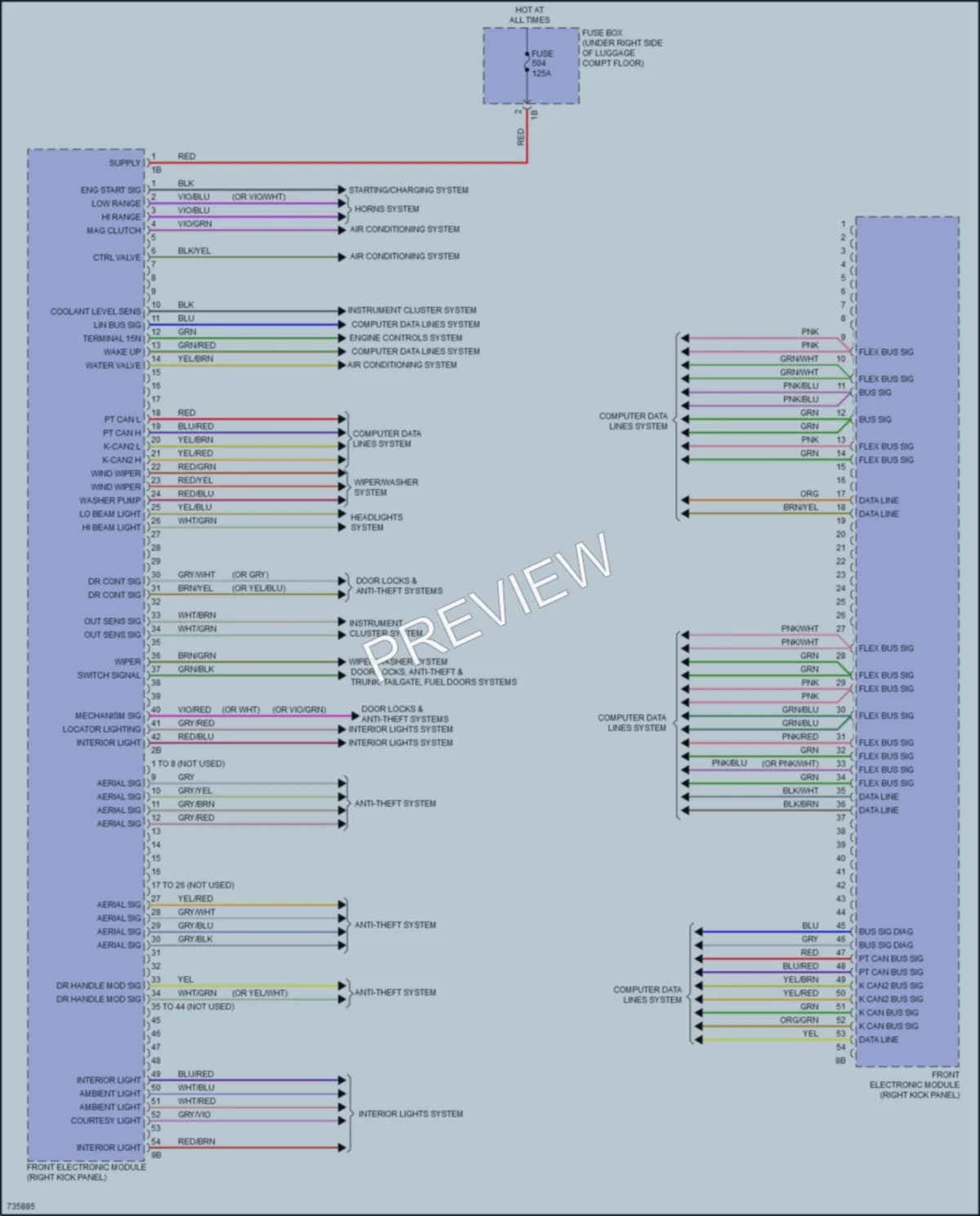 2020 BMW 230i Body Control Modules wiring diagram preview