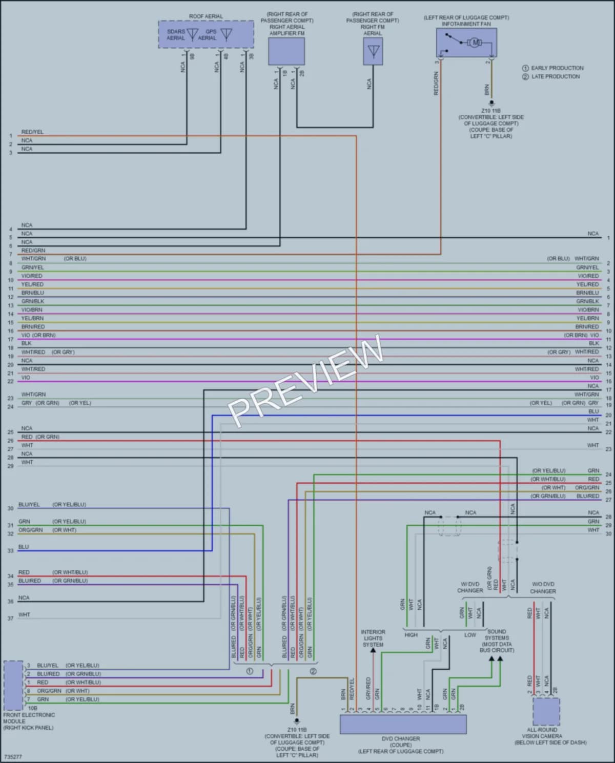 2020 BMW 230i Radio wiring diagram preview