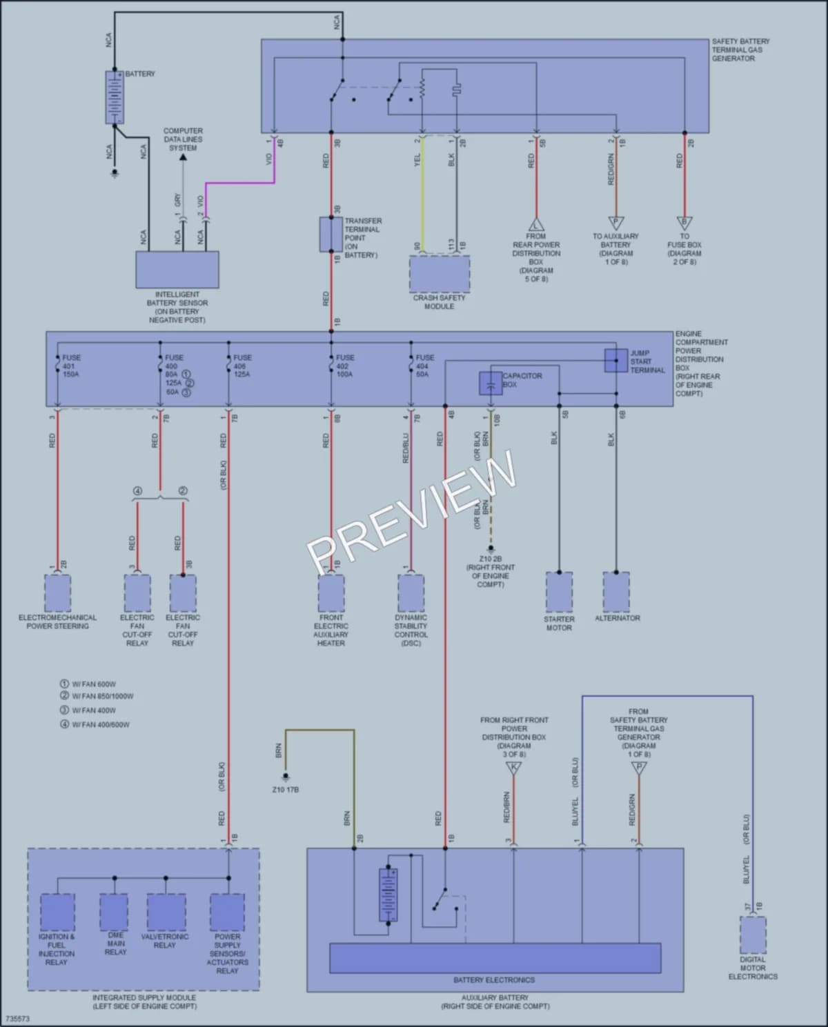 2020 BMW 330i Power Distribution wiring diagram preview