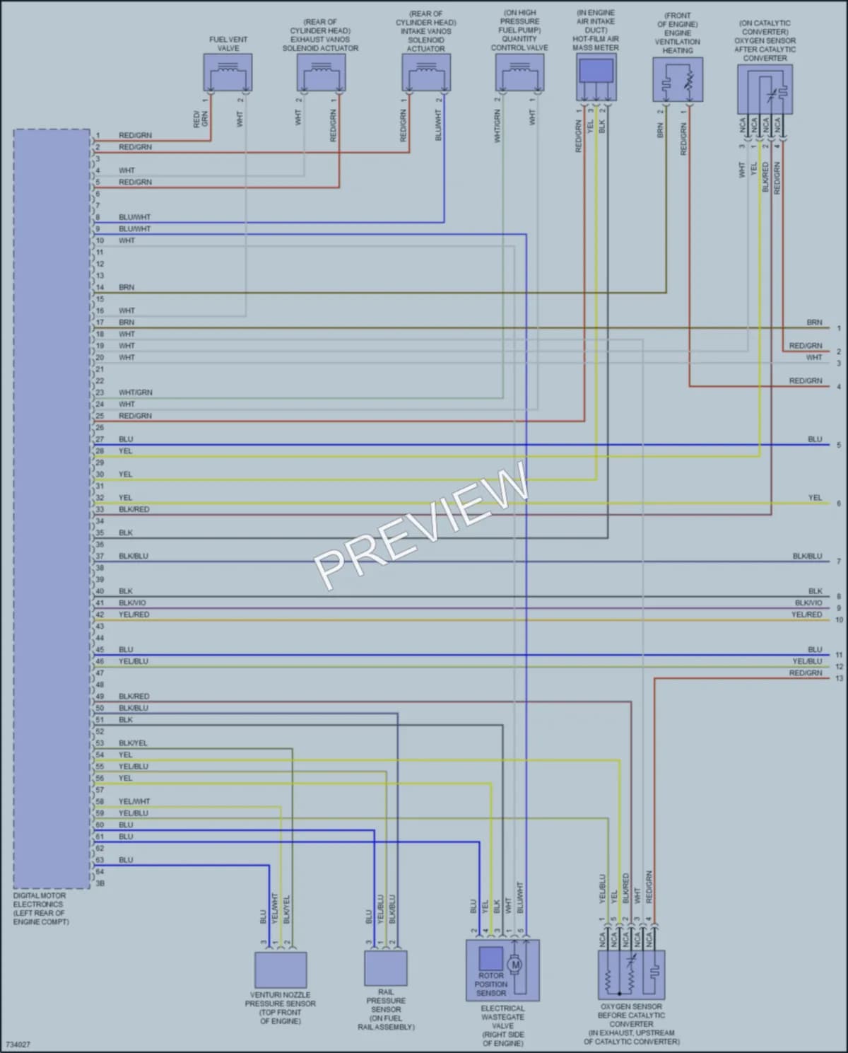 2020 BMW 430i Engine Performance wiring diagram preview