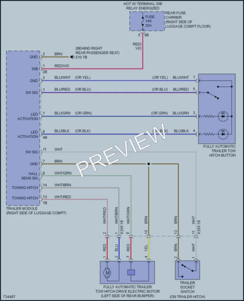 2020 BMW 440i Active Bodyworks wiring diagram preview