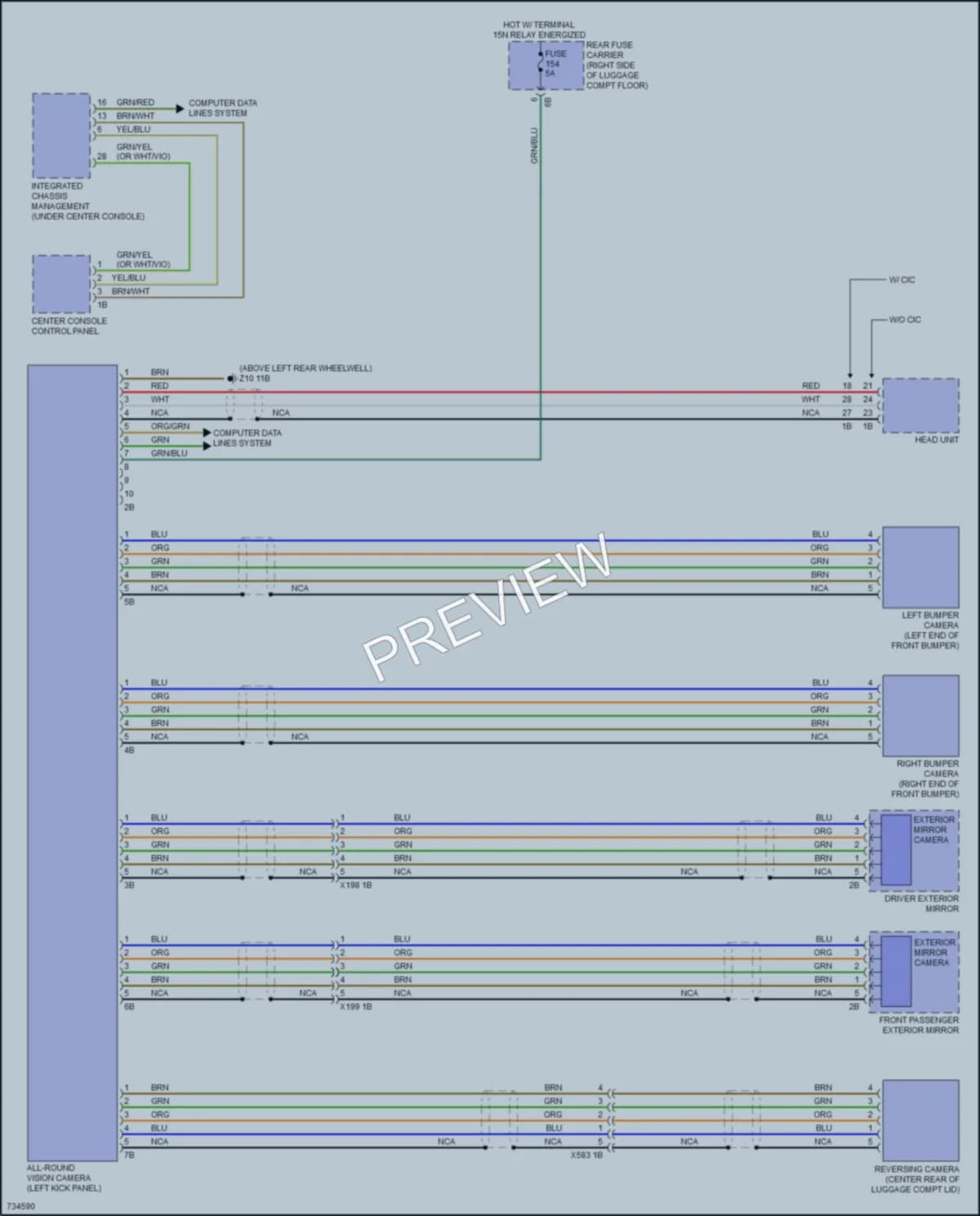 2020 BMW 440iGranCoupe Navigation wiring diagram preview
