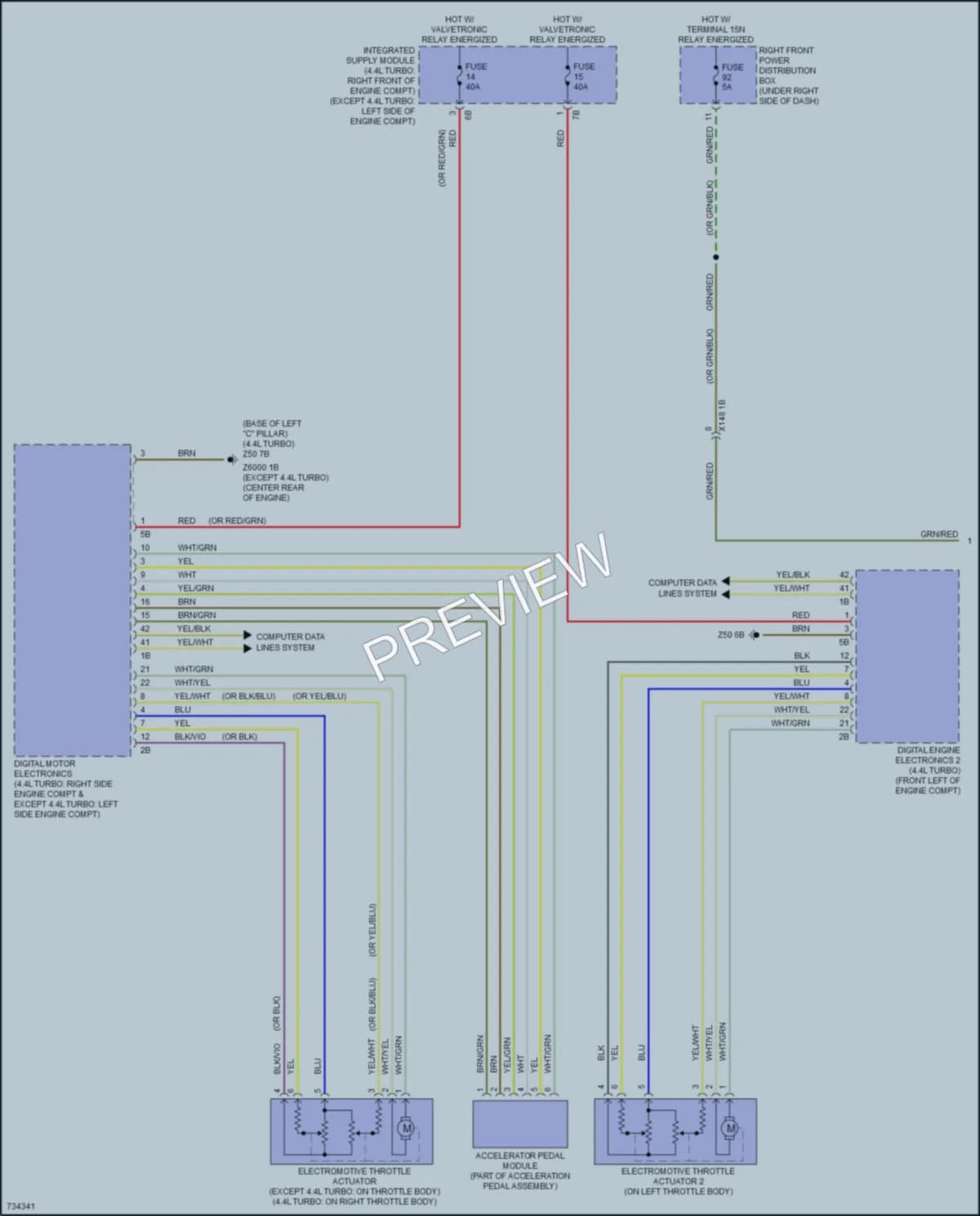 2020 BMW 540i Cruise Control wiring diagram preview
