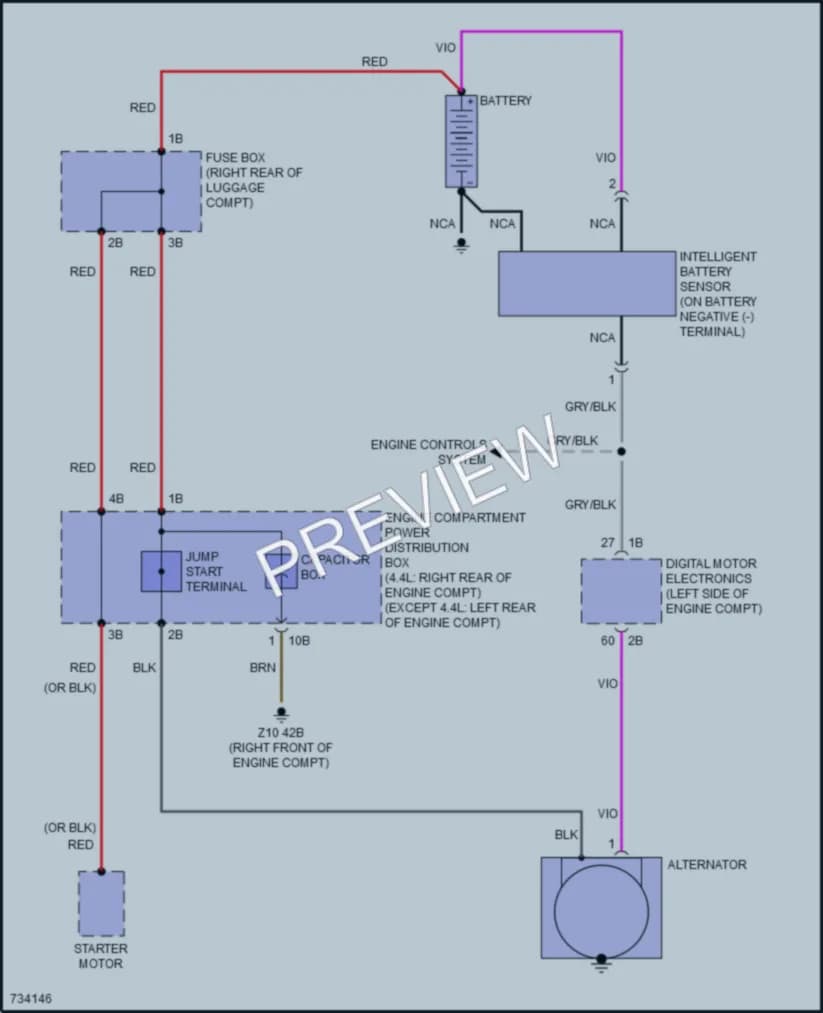 2020 BMW 540i Starting Charging wiring diagram preview