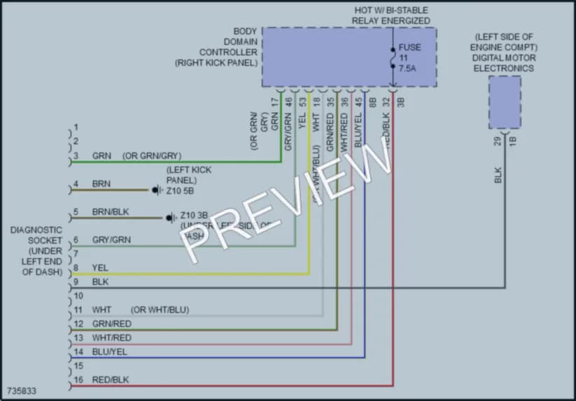 2020 BMW M550i Computer Data Lines wiring diagram preview