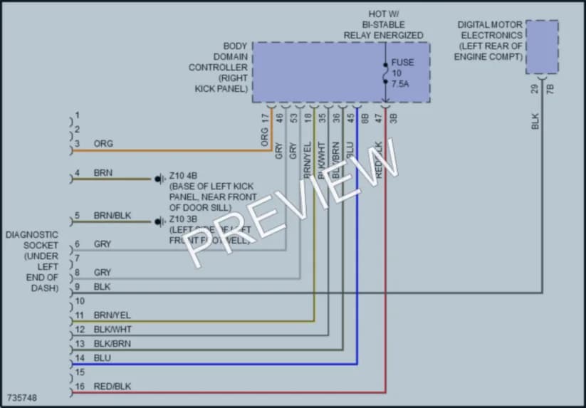 2020 BMW X2 Computer Data Lines wiring diagram preview