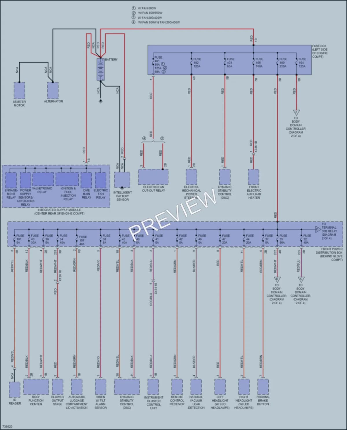 2020 BMW X2 Power Distribution wiring diagram preview