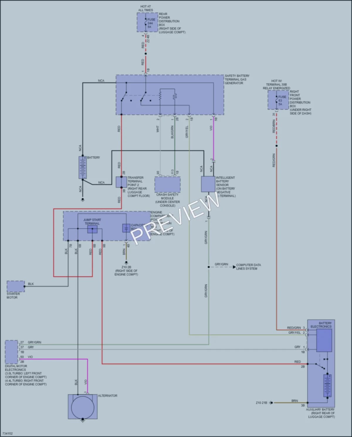 2020 BMW X5 Starting Charging wiring diagram preview