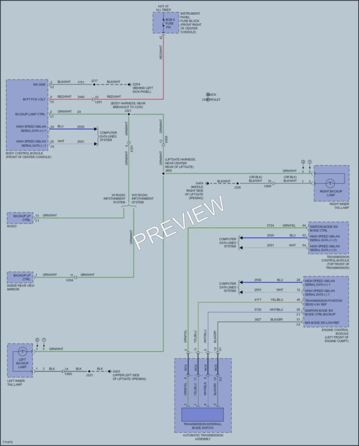 2020 Buick Enclave Exterior Lights wiring diagram preview