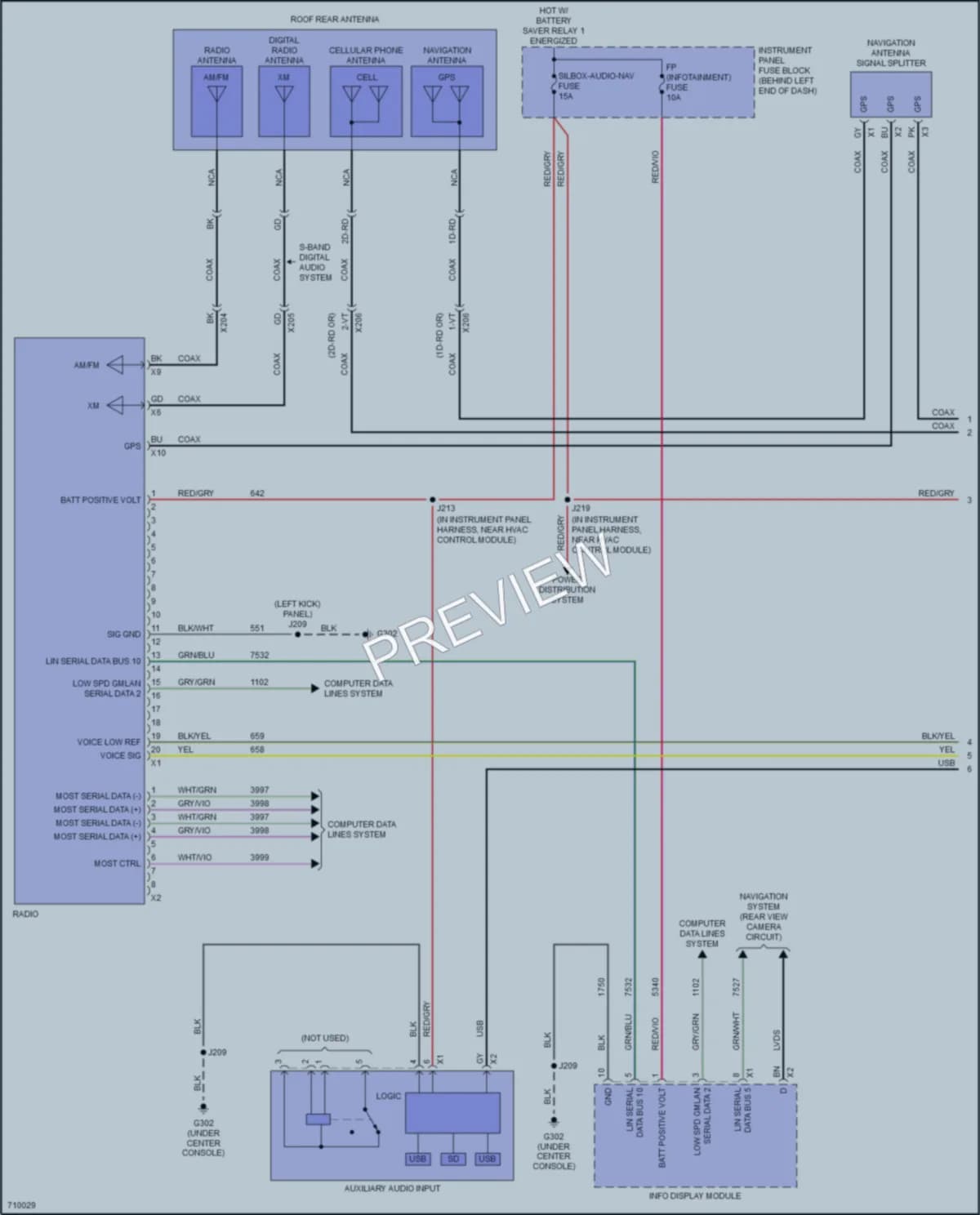 2020 Buick Encore Radio wiring diagram preview