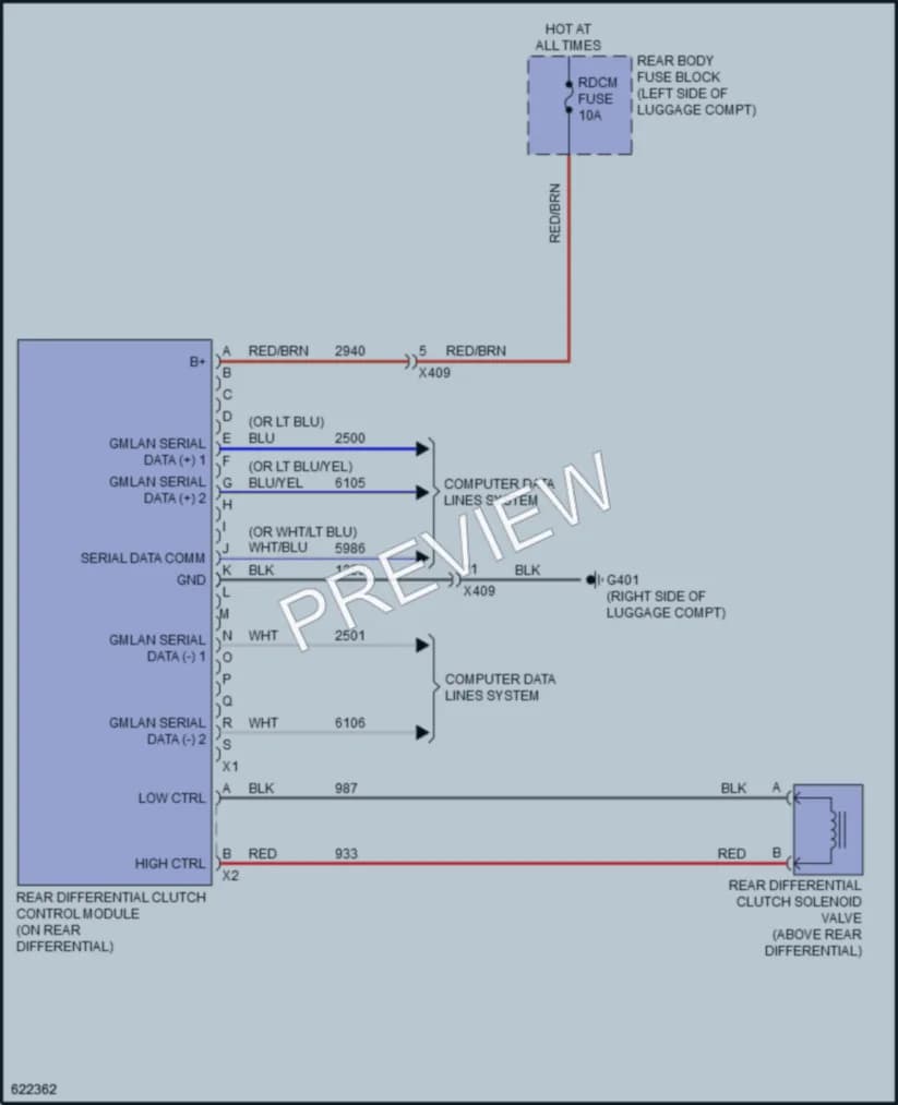 2020 Buick Encore Transmission wiring diagram preview