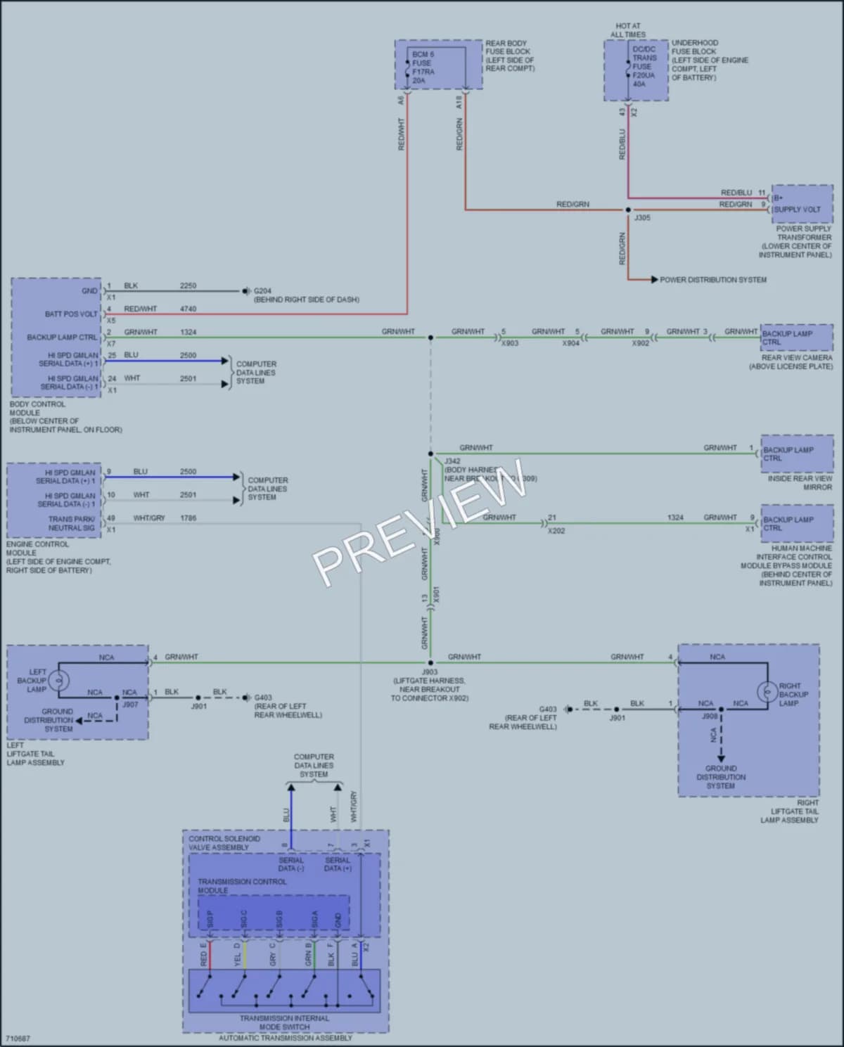 2020 Buick Envision Exterior Lights wiring diagram preview