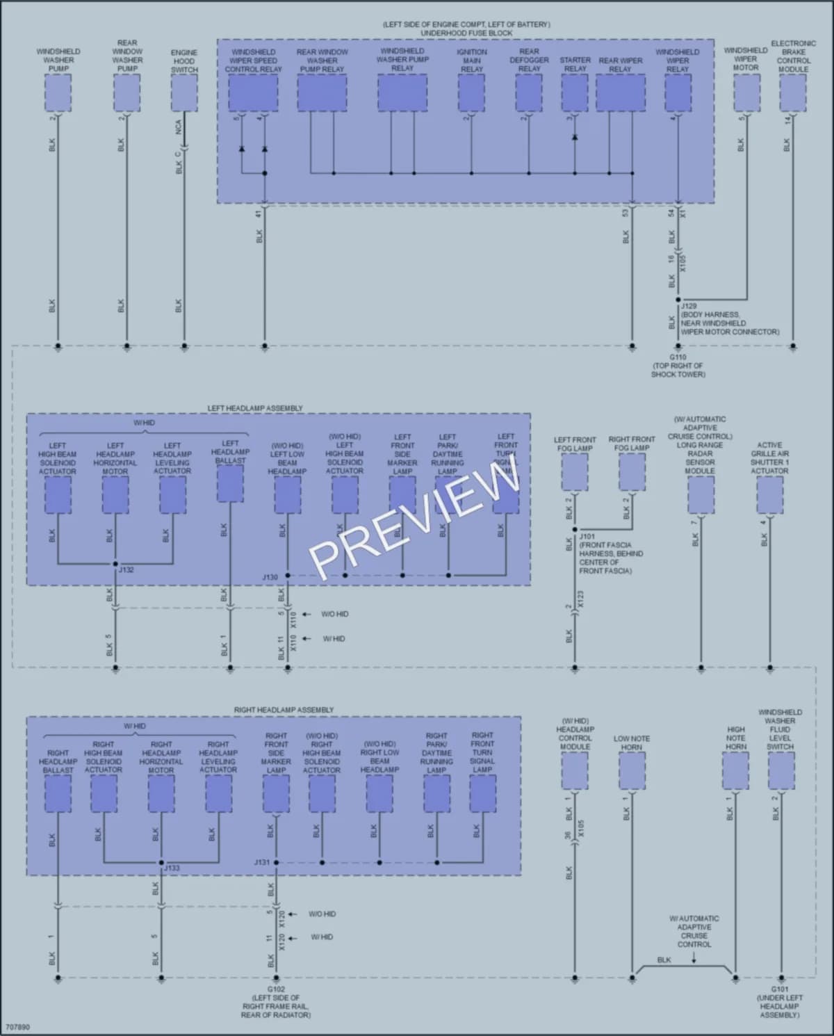 2020 Buick Envision Ground Distribution wiring diagram preview
