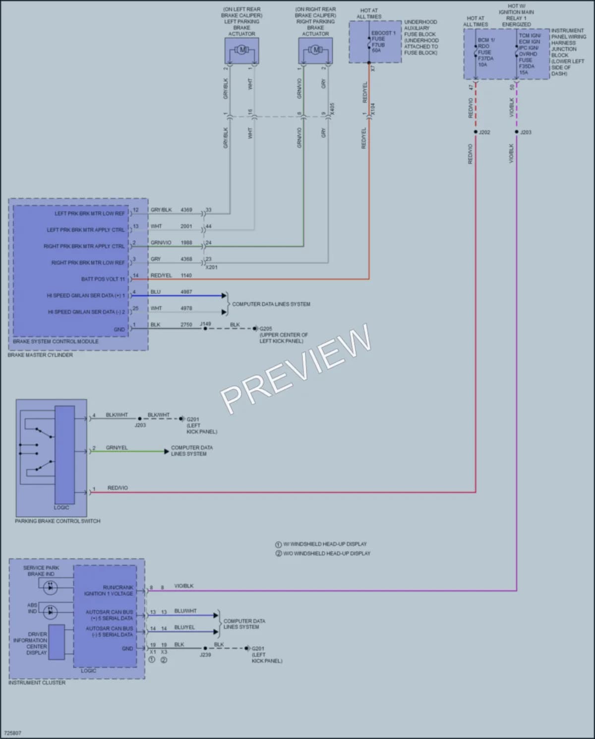 2020 Cadillac CT4 Shift Interlock wiring diagram preview