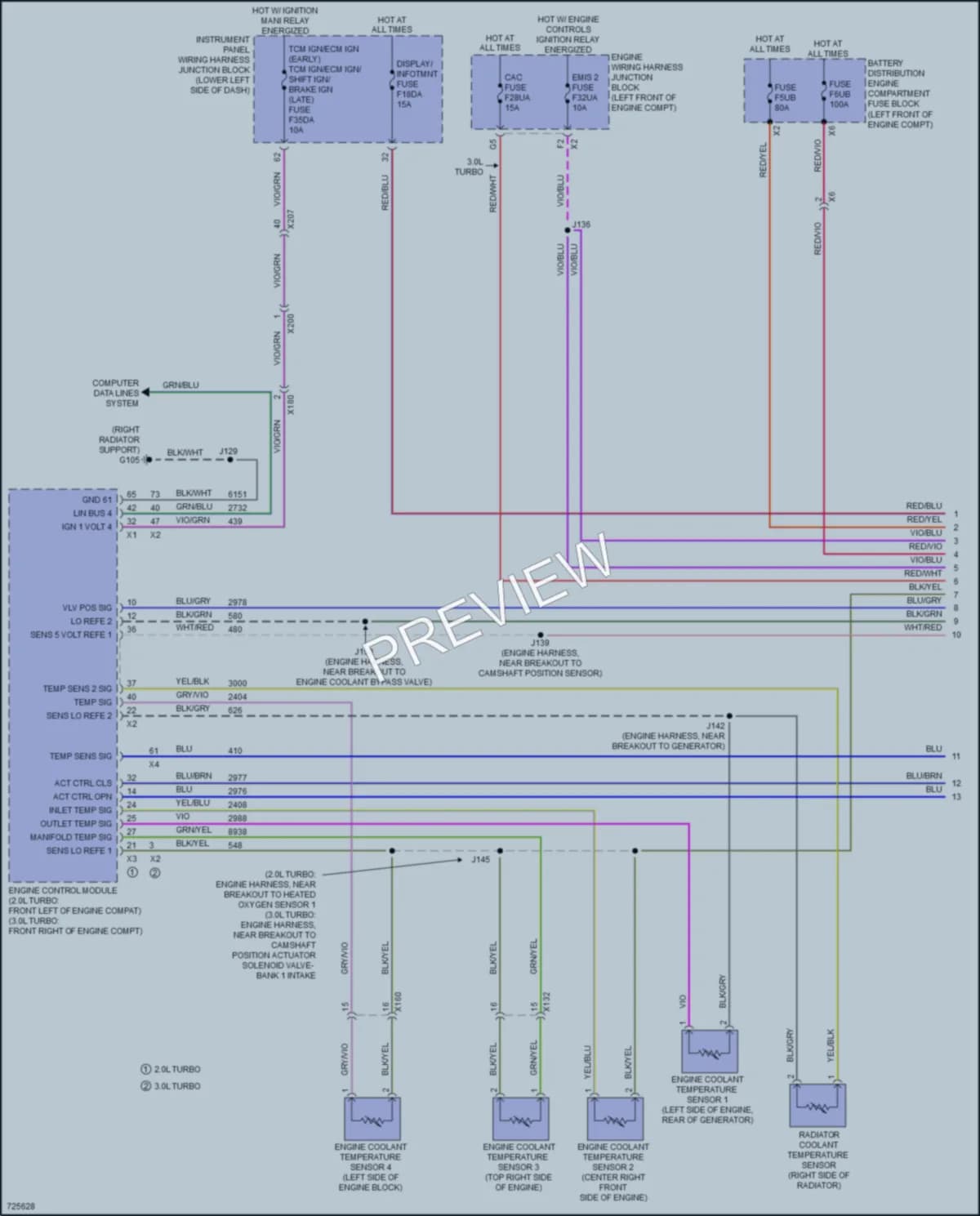 2020 Cadillac CT5V Cooling Fan wiring diagram preview