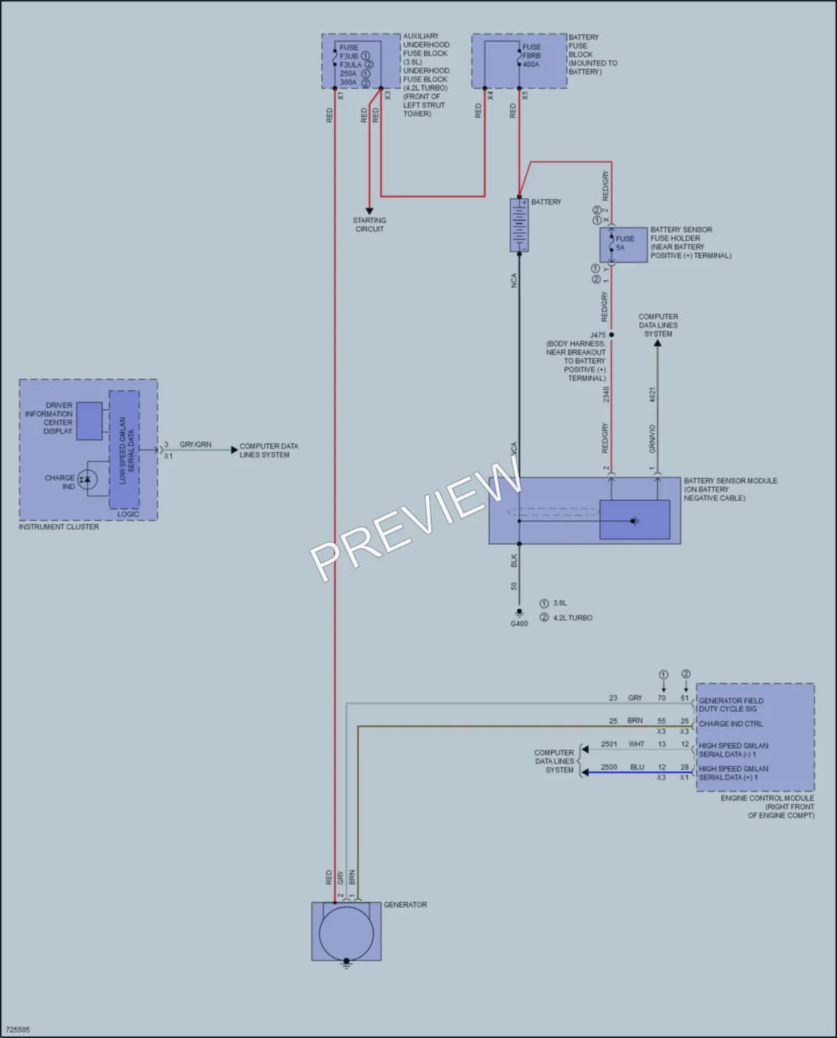 2020 Cadillac CT6 Starting Charging wiring diagram preview