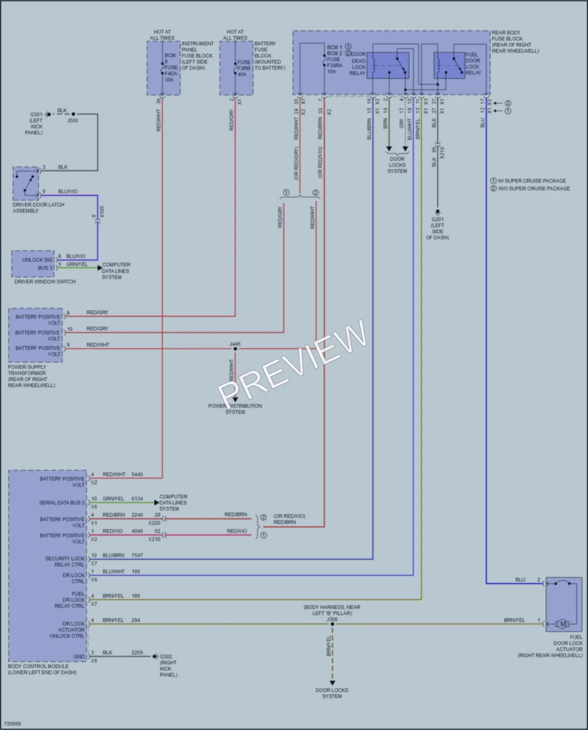 2020 Cadillac CT6 Trunk Tailgate Fuel Door wiring diagram preview