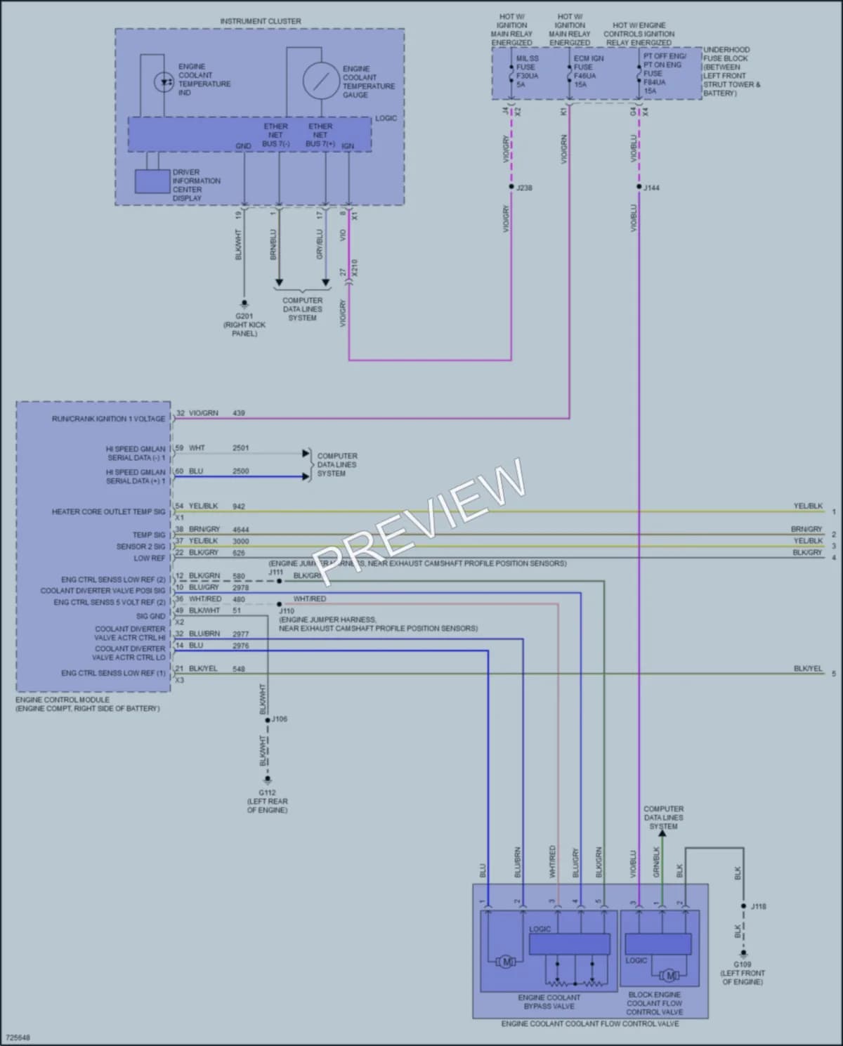 2020 Cadillac XT4 Cooling Fan wiring diagram preview