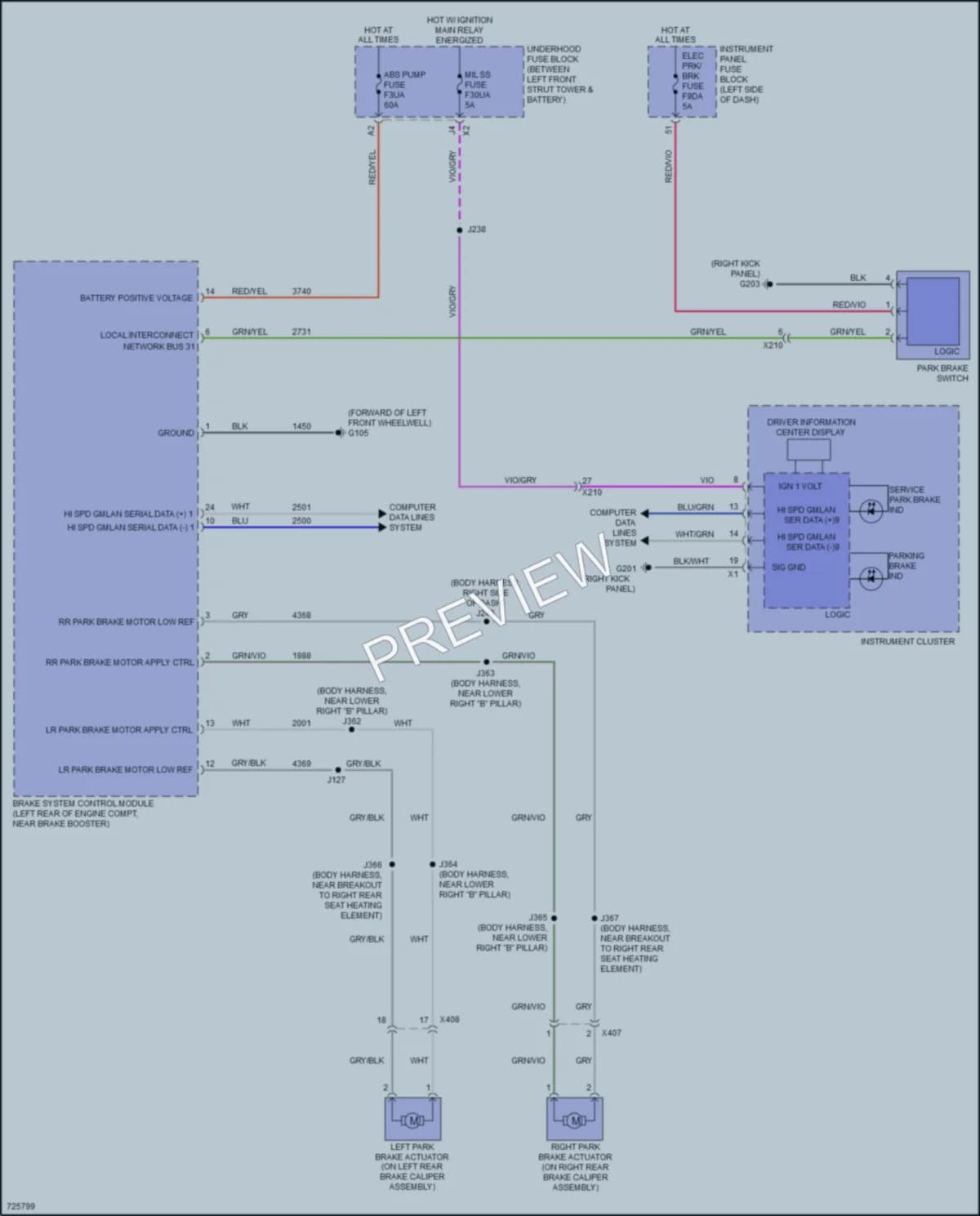 2020 Cadillac XT4 Shift Interlock wiring diagram preview