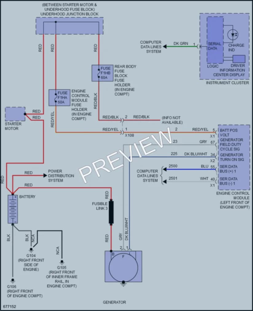 2020 Chevrolet 3500Express Starting Charging wiring diagram preview