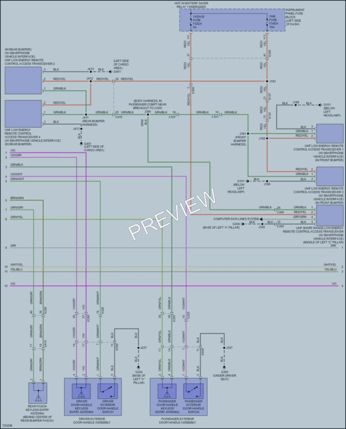 2020 Chevrolet BoltEV Anti Theft wiring diagram preview