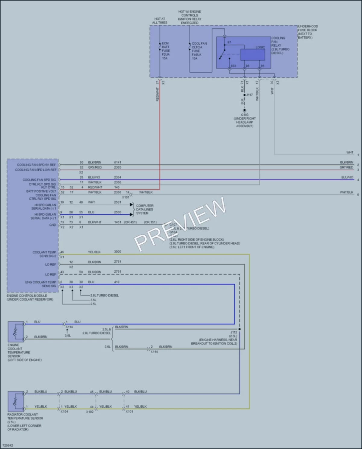 2020 Chevrolet Colorado Cooling Fan wiring diagram preview