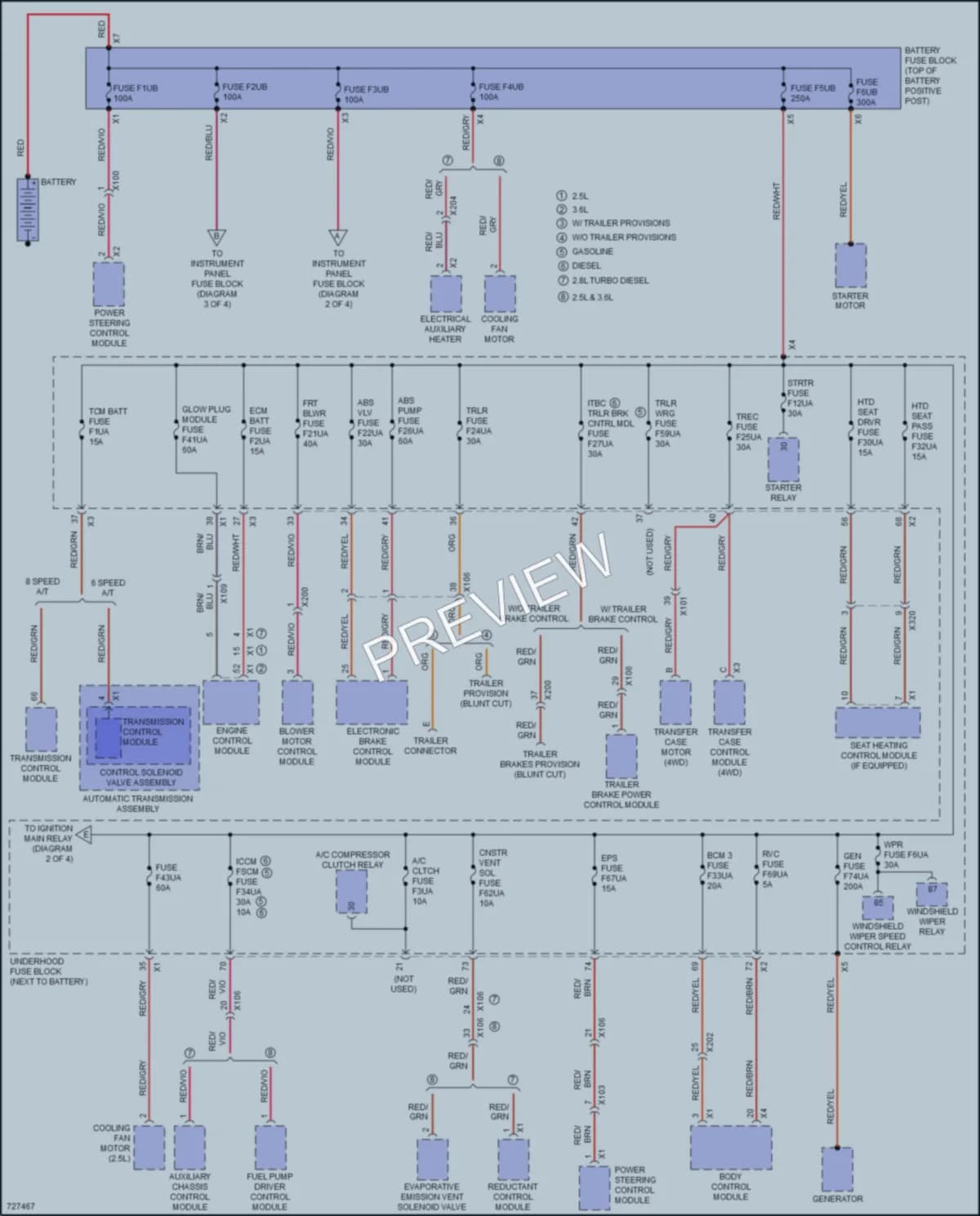 2020 Chevrolet Colorado Power Distribution wiring diagram preview