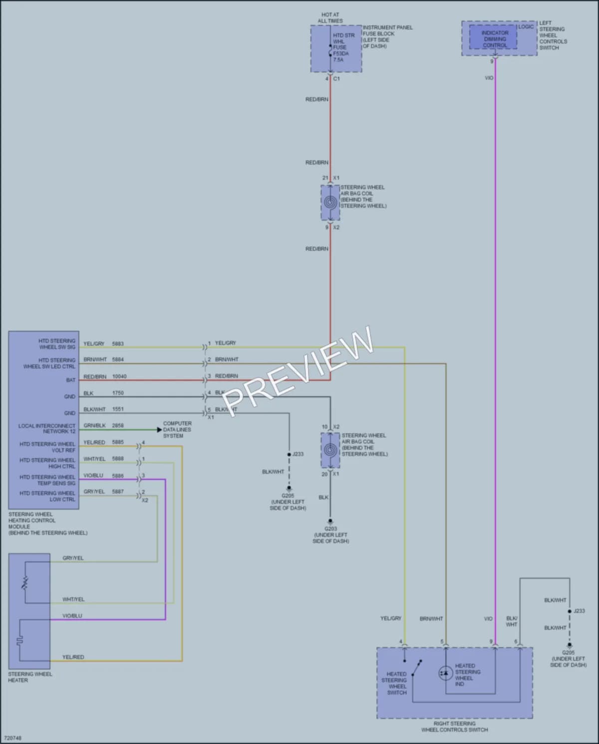 2020 Chevrolet CorvetteStingray Power Seats wiring diagram preview