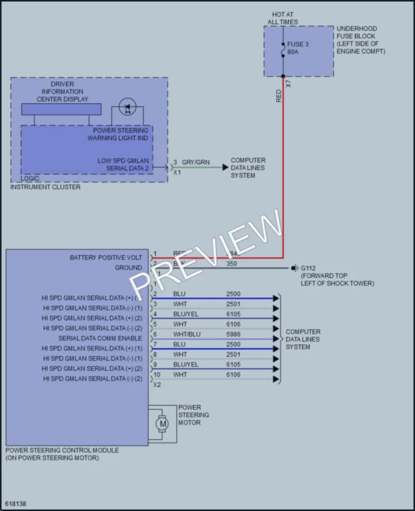 2020 Chevrolet Equinox Electronic Power Steering wiring diagram preview