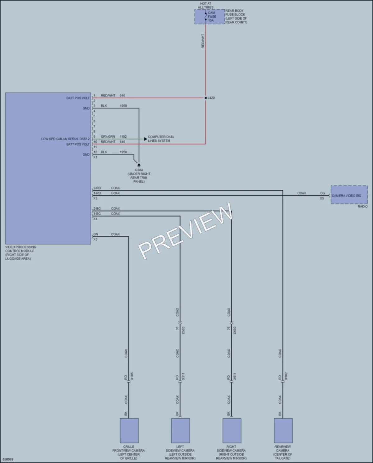 2020 Chevrolet Equinox Navigation wiring diagram preview