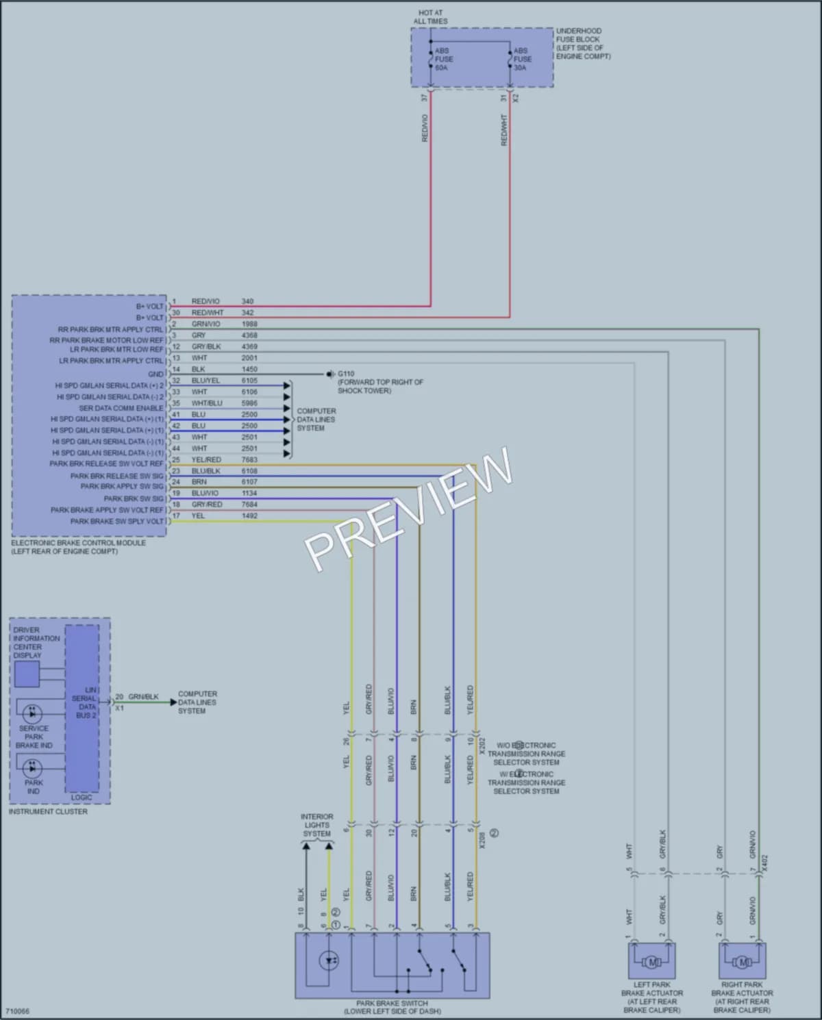 2020 Chevrolet Equinox Shift Interlock wiring diagram preview