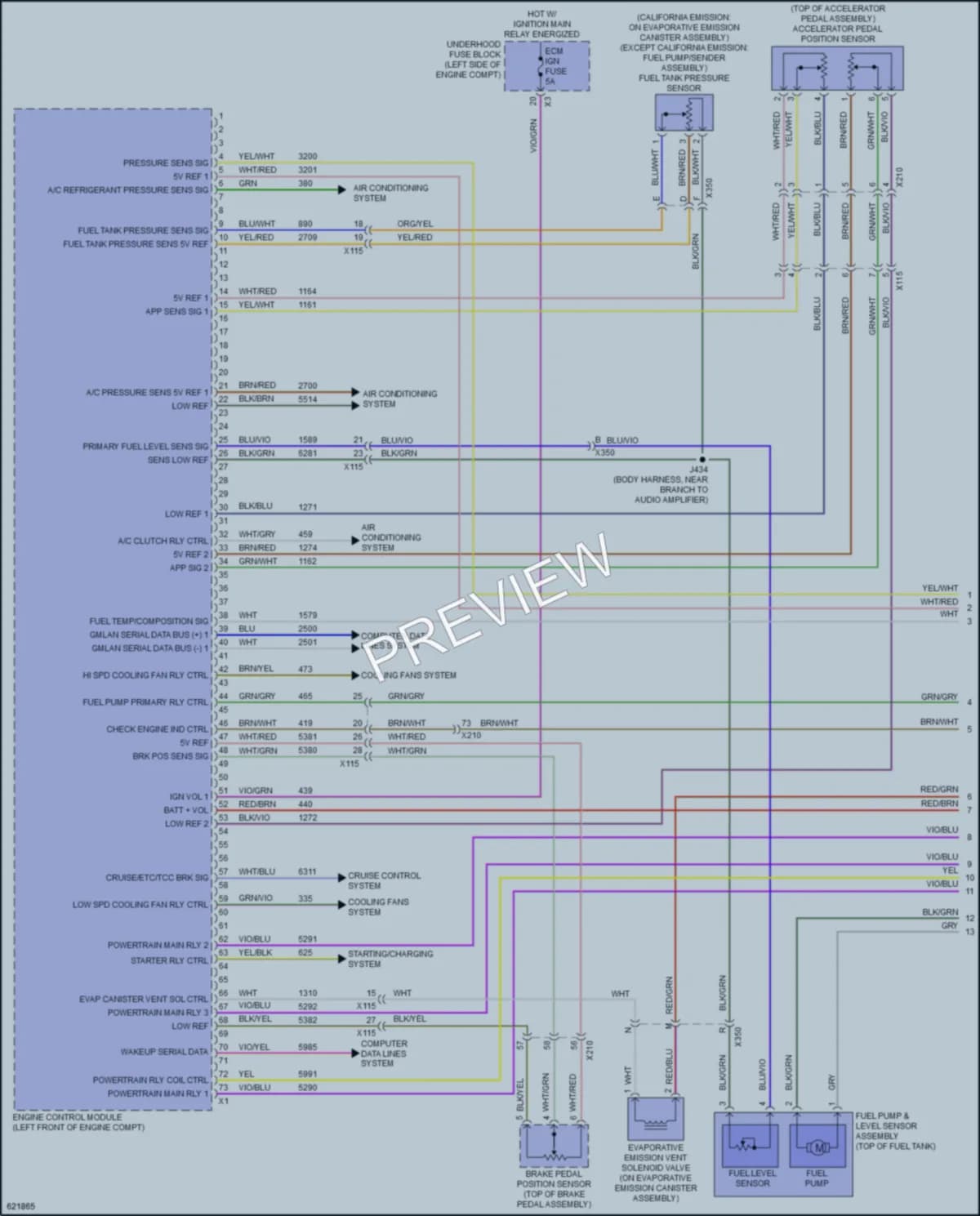 2020 Chevrolet Impala Engine Performance wiring diagram preview