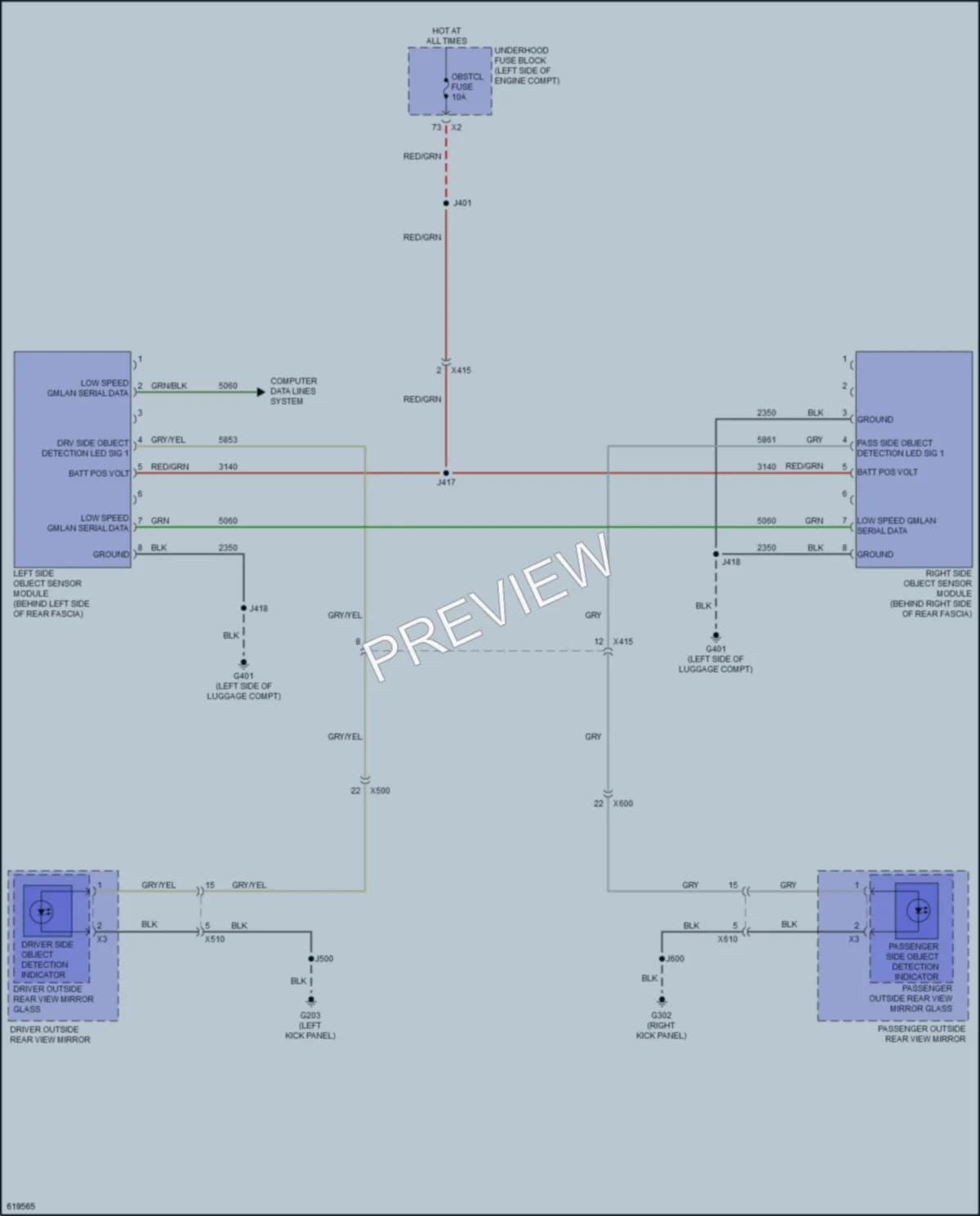 2020 Chevrolet Impala Navigation wiring diagram preview