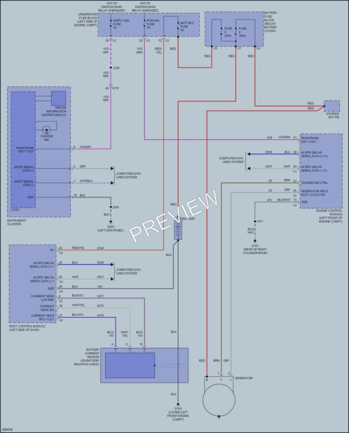2020 Chevrolet Impala Starting Charging wiring diagram preview