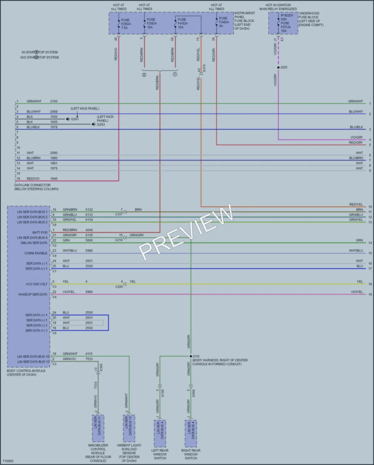 2020 Chevrolet Malibu Computer Data Lines wiring diagram preview