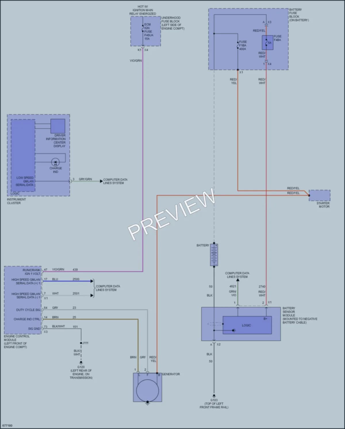 2020 Chevrolet Malibu Starting Charging wiring diagram preview